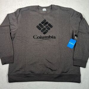 Columbia Men’s Trek Fleece Logo Crewneck warm comfortable pullover‎ Men XXL NWT